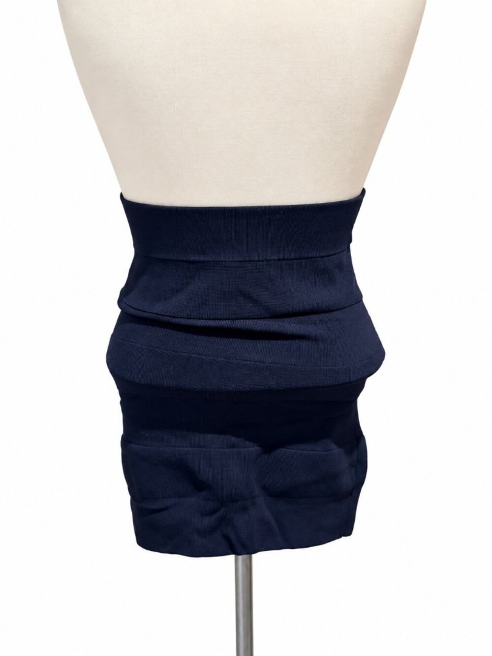 French Connection Navy Bandage Skirt - 2